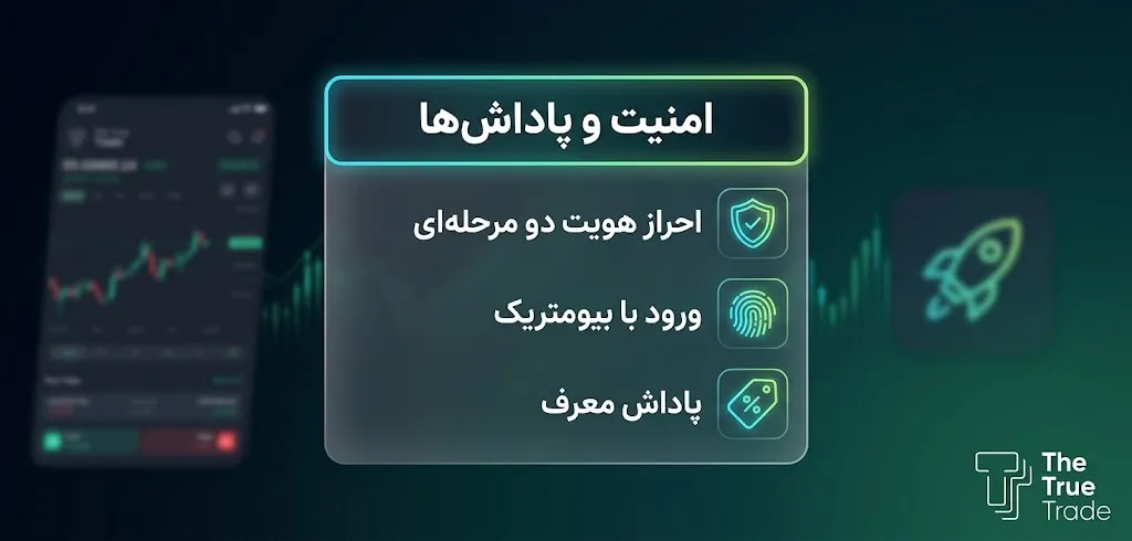 امنیت و پاداش در د ترو ترید